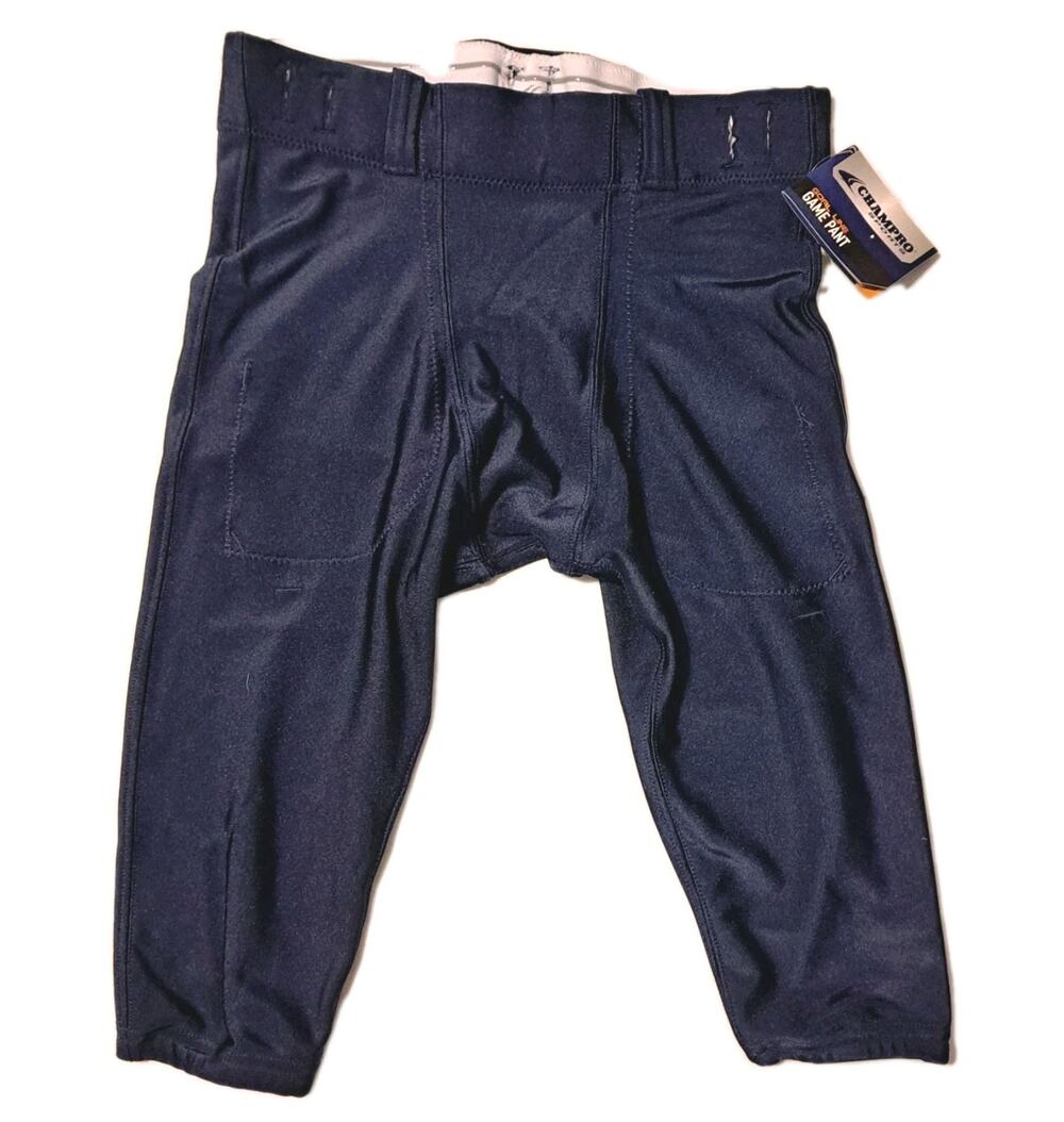 Champro Sports Goal Line Game Pant Youth XL Navy Blue Football Pants NWT NEW